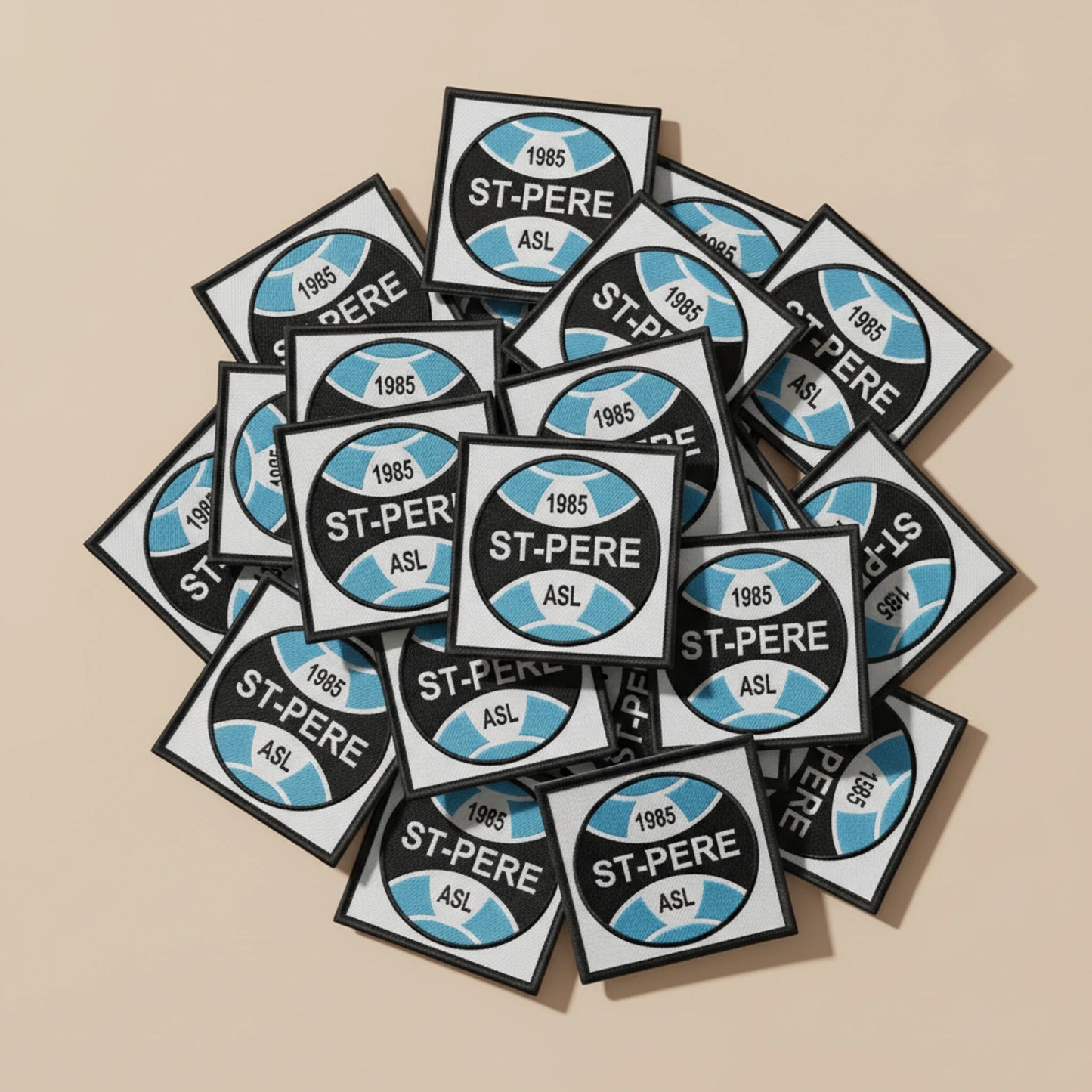 Dos velcro patch brodé PPATCH