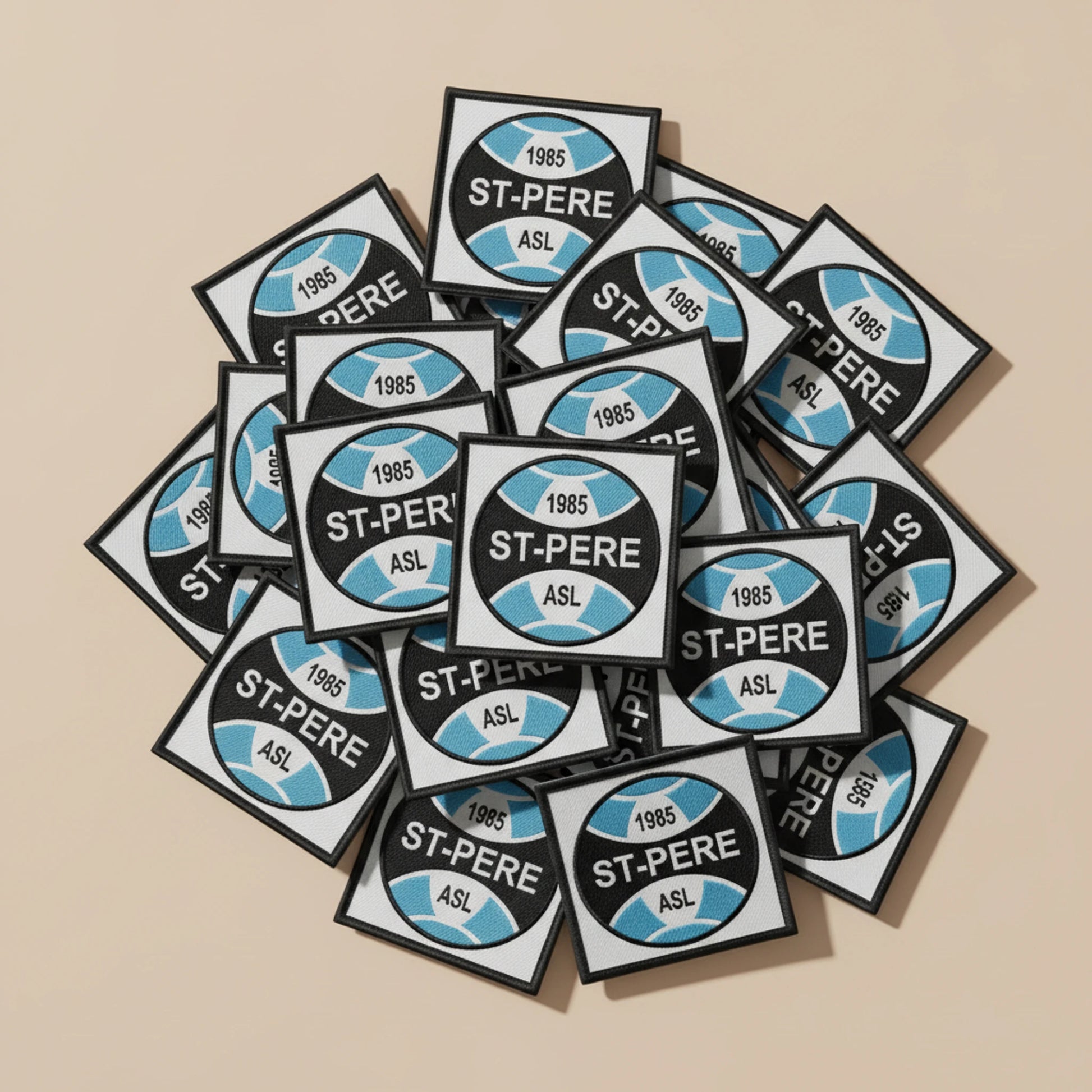 Dos velcro patch brodé PPATCH