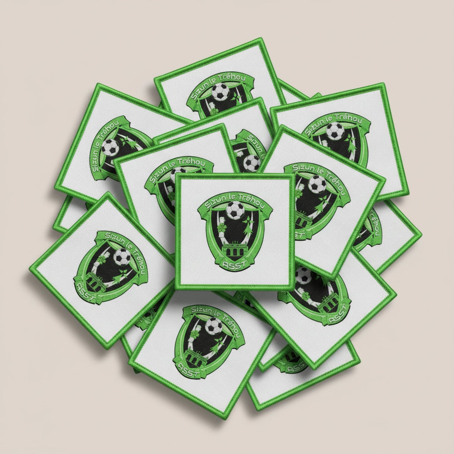 Dos velcro patch brodé PPATCH