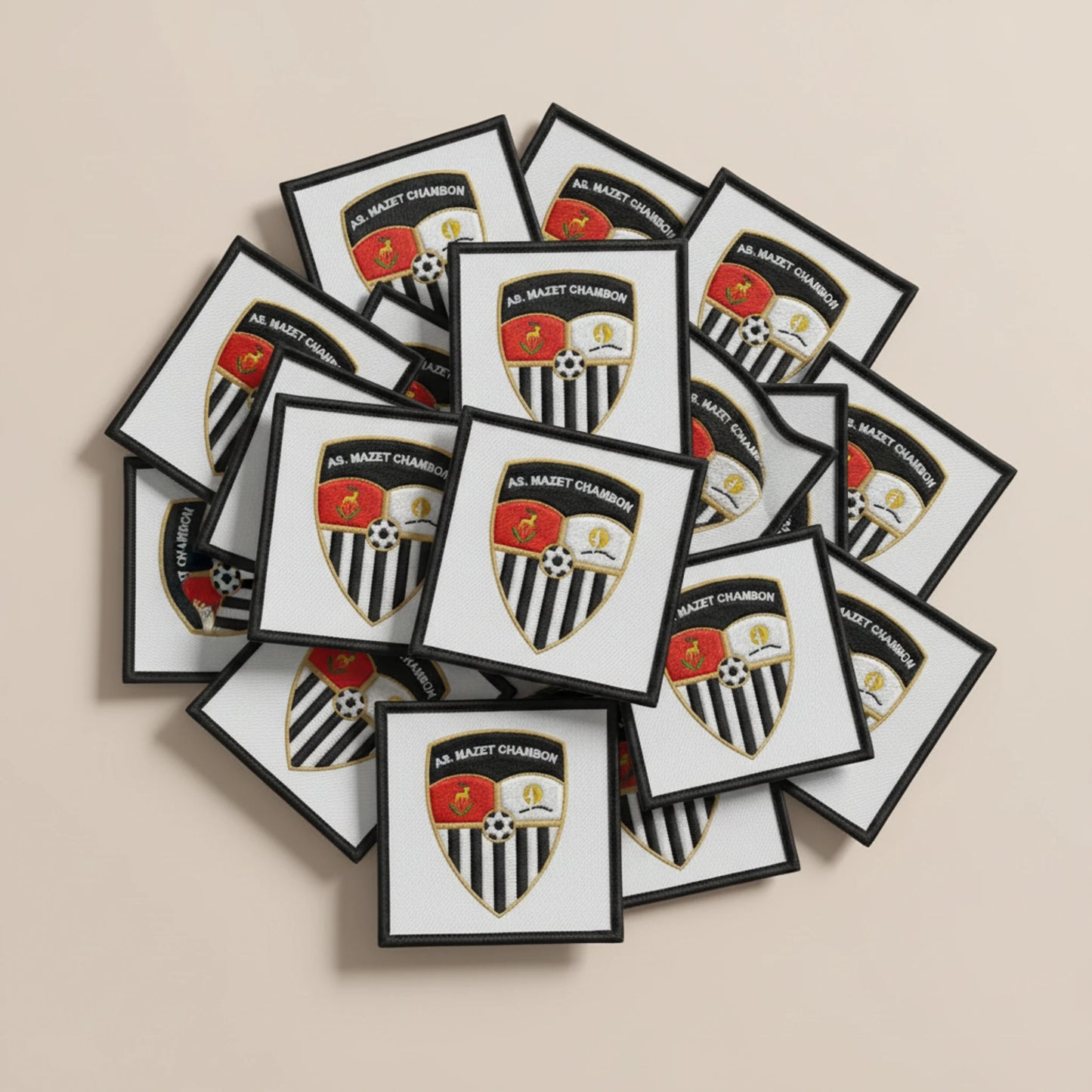 Dos velcro patch brodé PPATCH