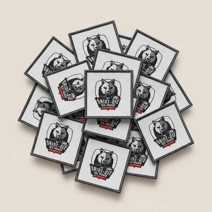 Dos velcro patch brodé PPATCH