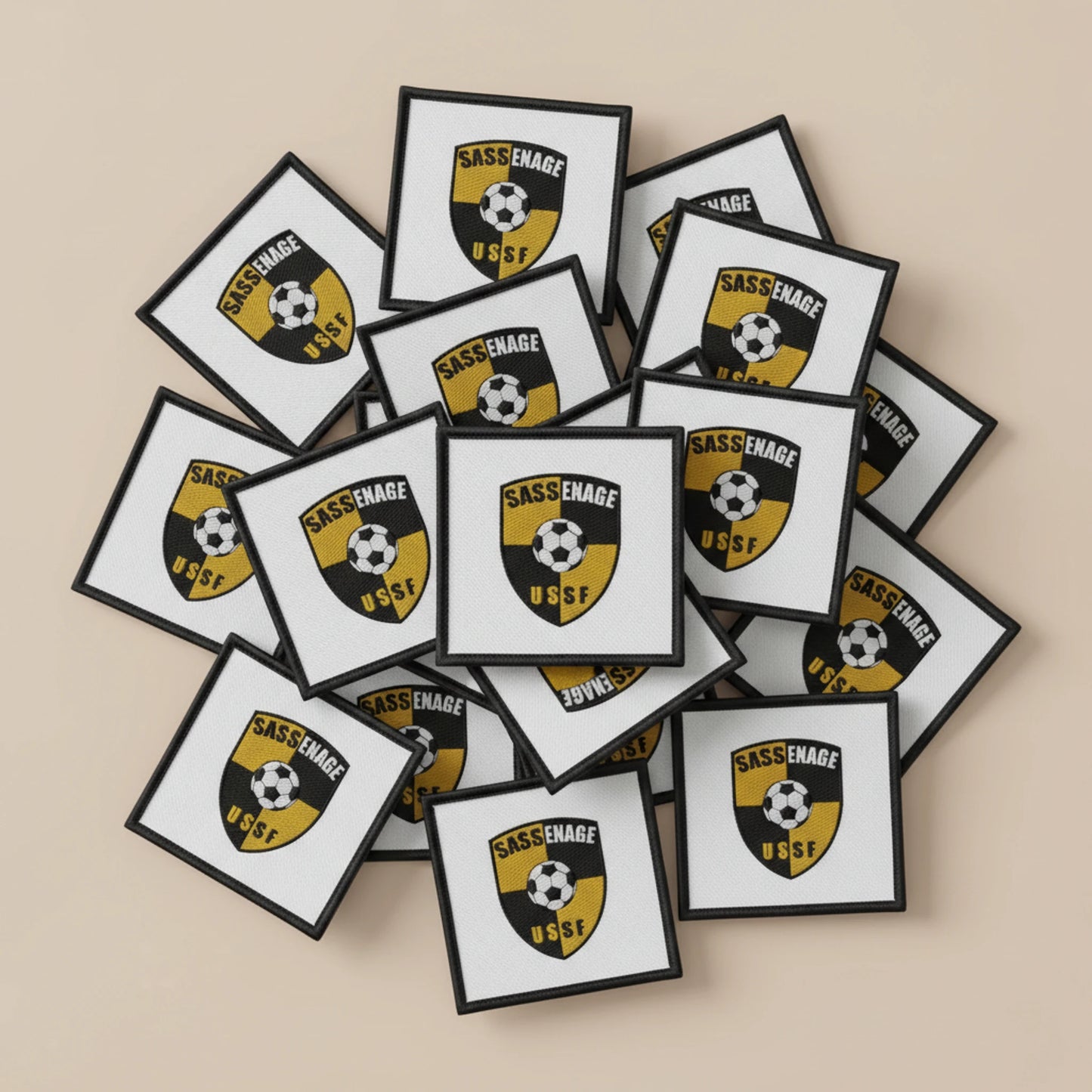 Collection patchs brodés Football