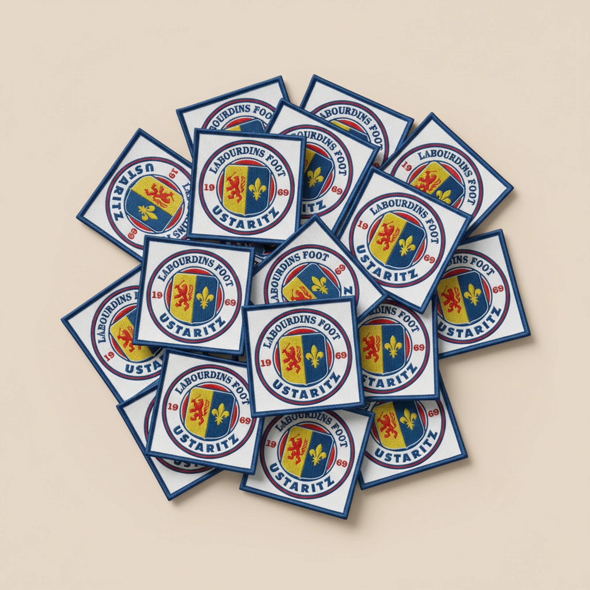 Dos velcro patch brodé PPATCH