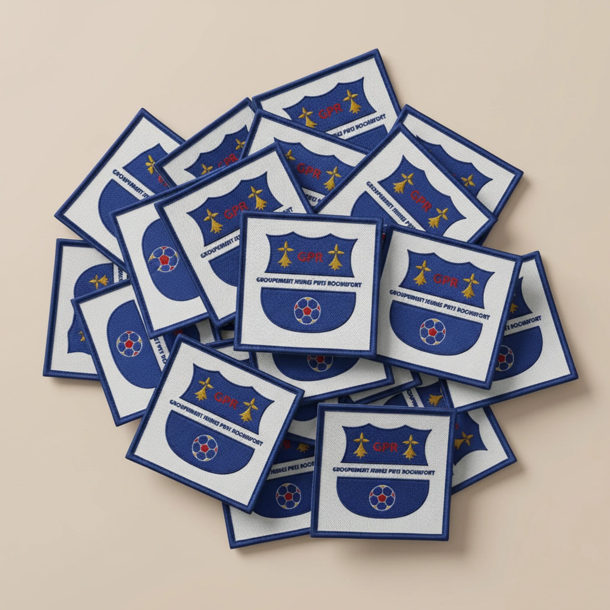 Dos velcro patch brodé PPATCH