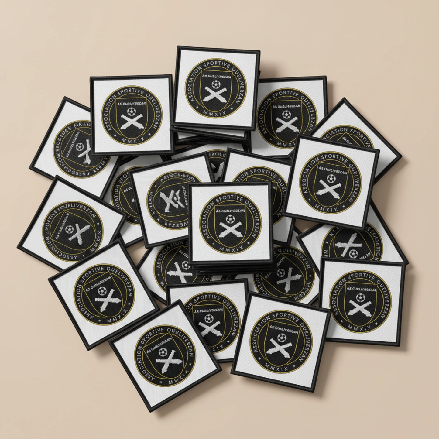 Dos velcro patch brodé PPATCH