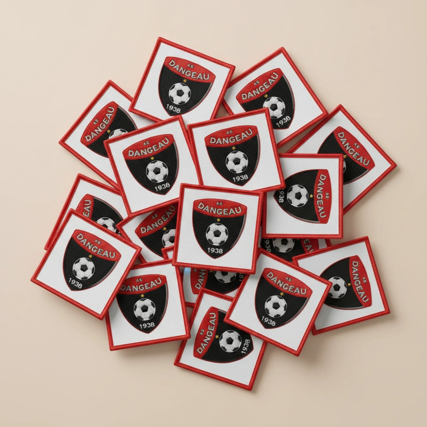 Collection patchs brodés Football