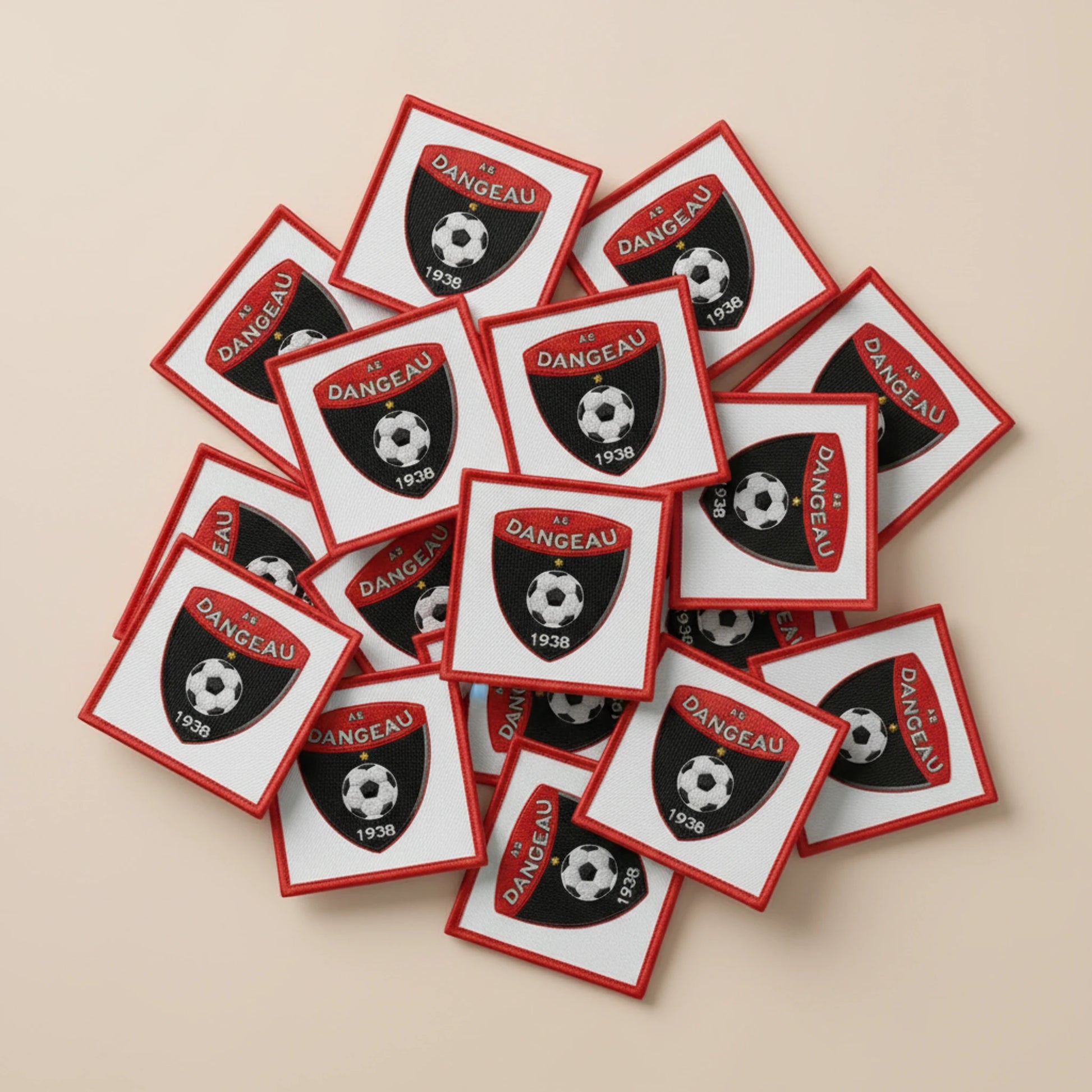 Collection patchs brodés Football