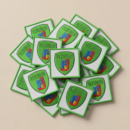 Dos velcro patch brodé PPATCH