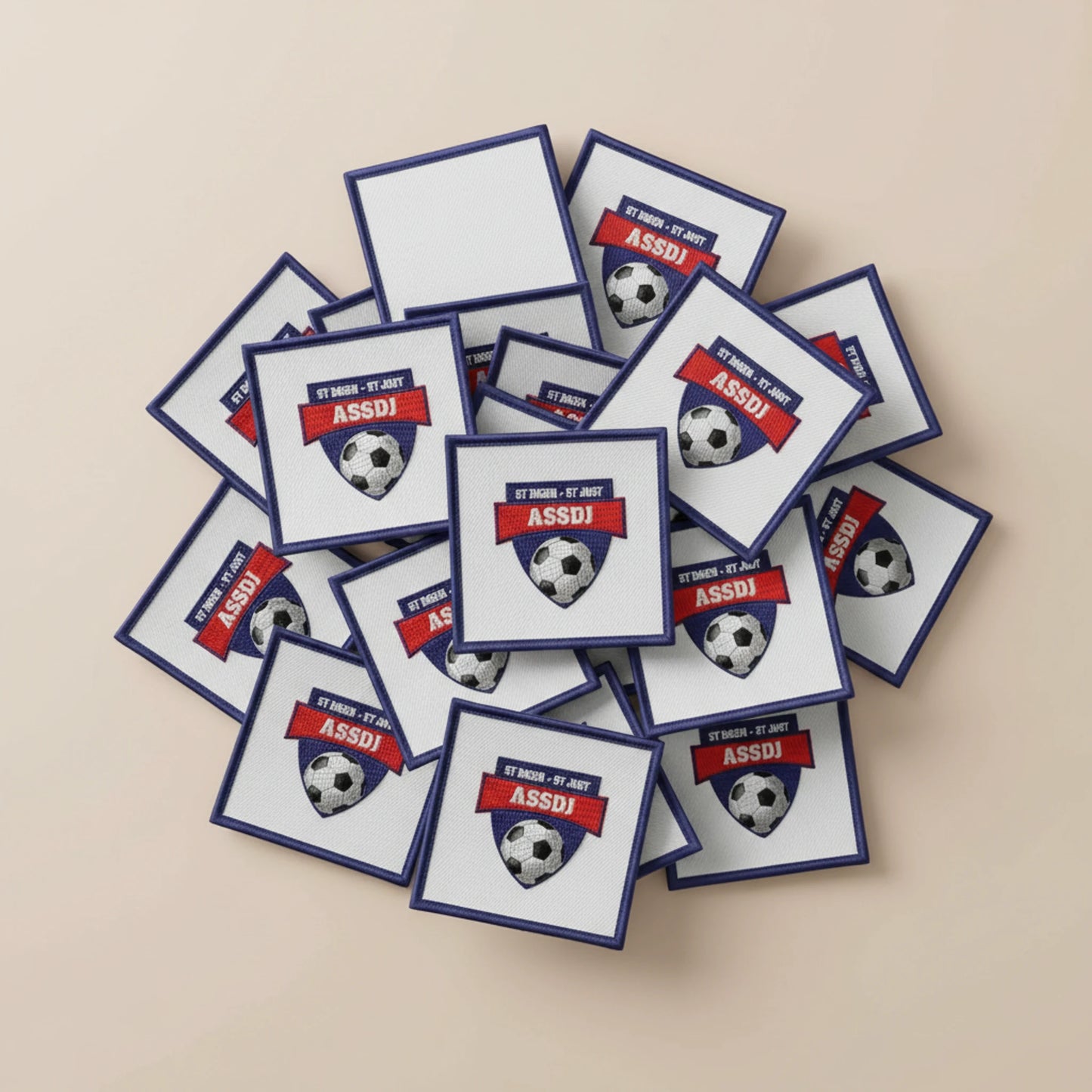 Collection patchs brodés Football