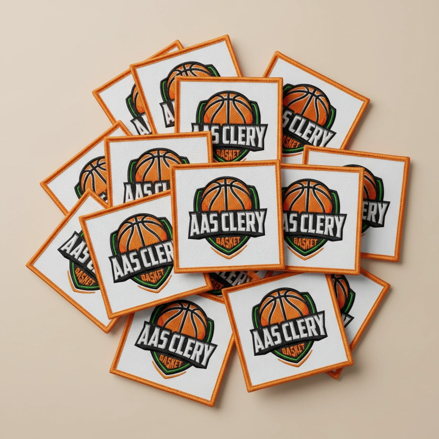Collection patchs brodés Basketball