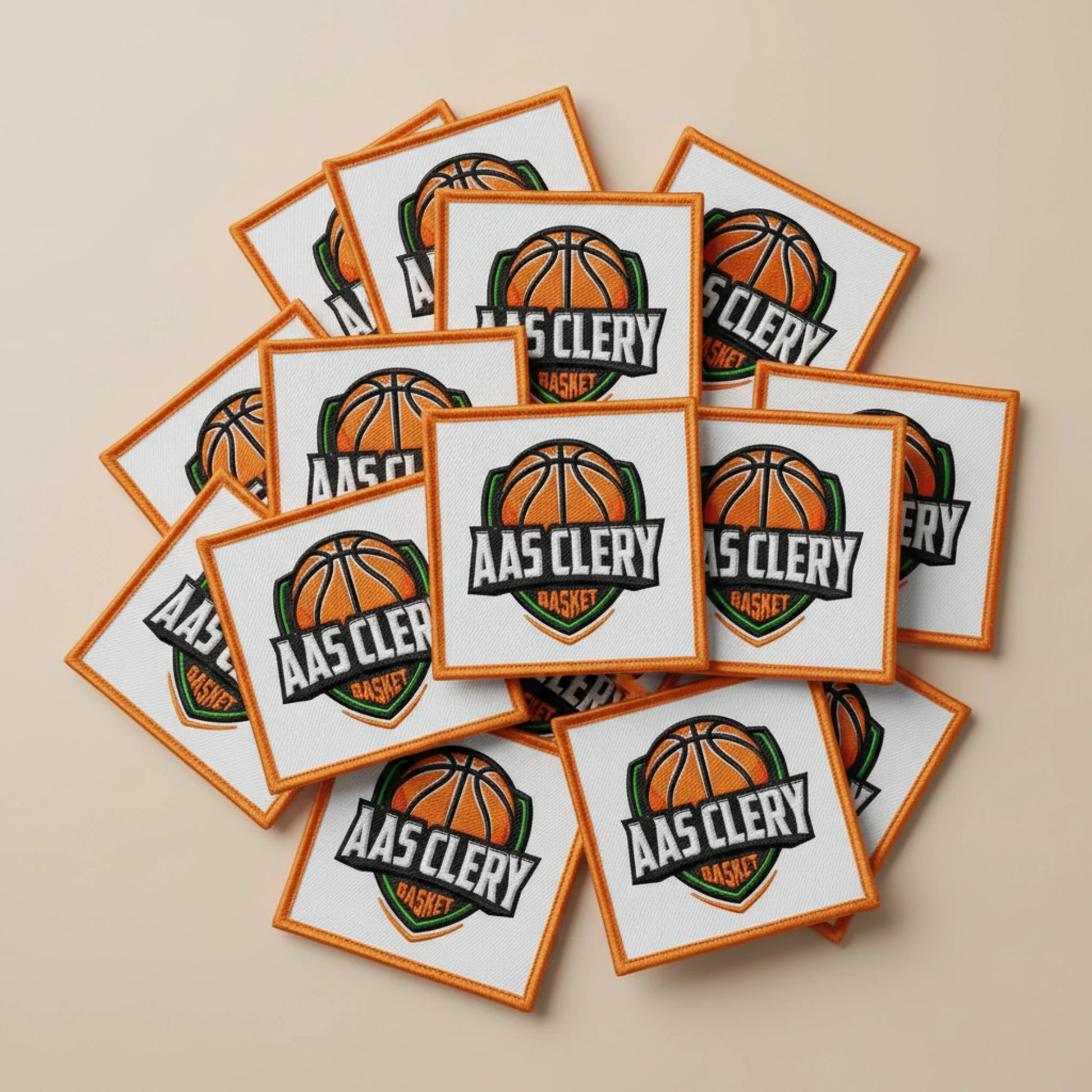 Collection patchs brodés Basketball