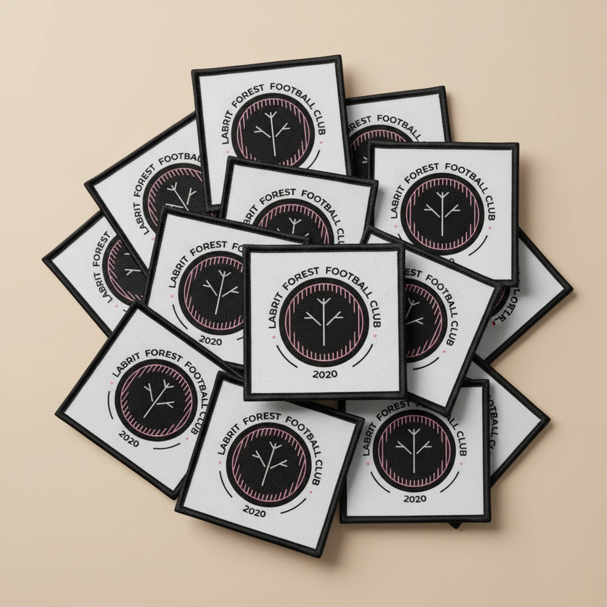 Dos velcro patch brodé PPATCH