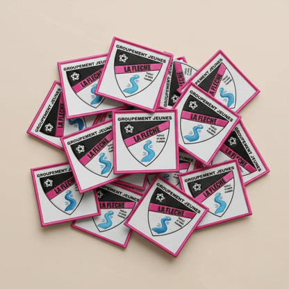 Dos velcro patch brodé PPATCH