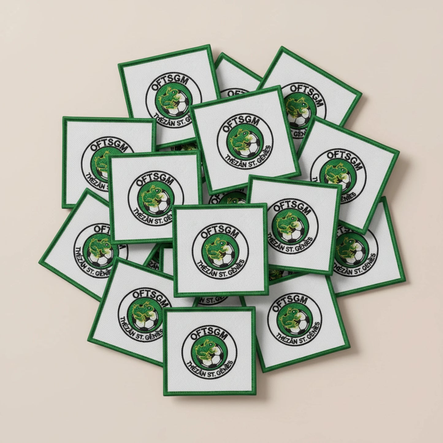 Dos velcro patch brodé PPATCH