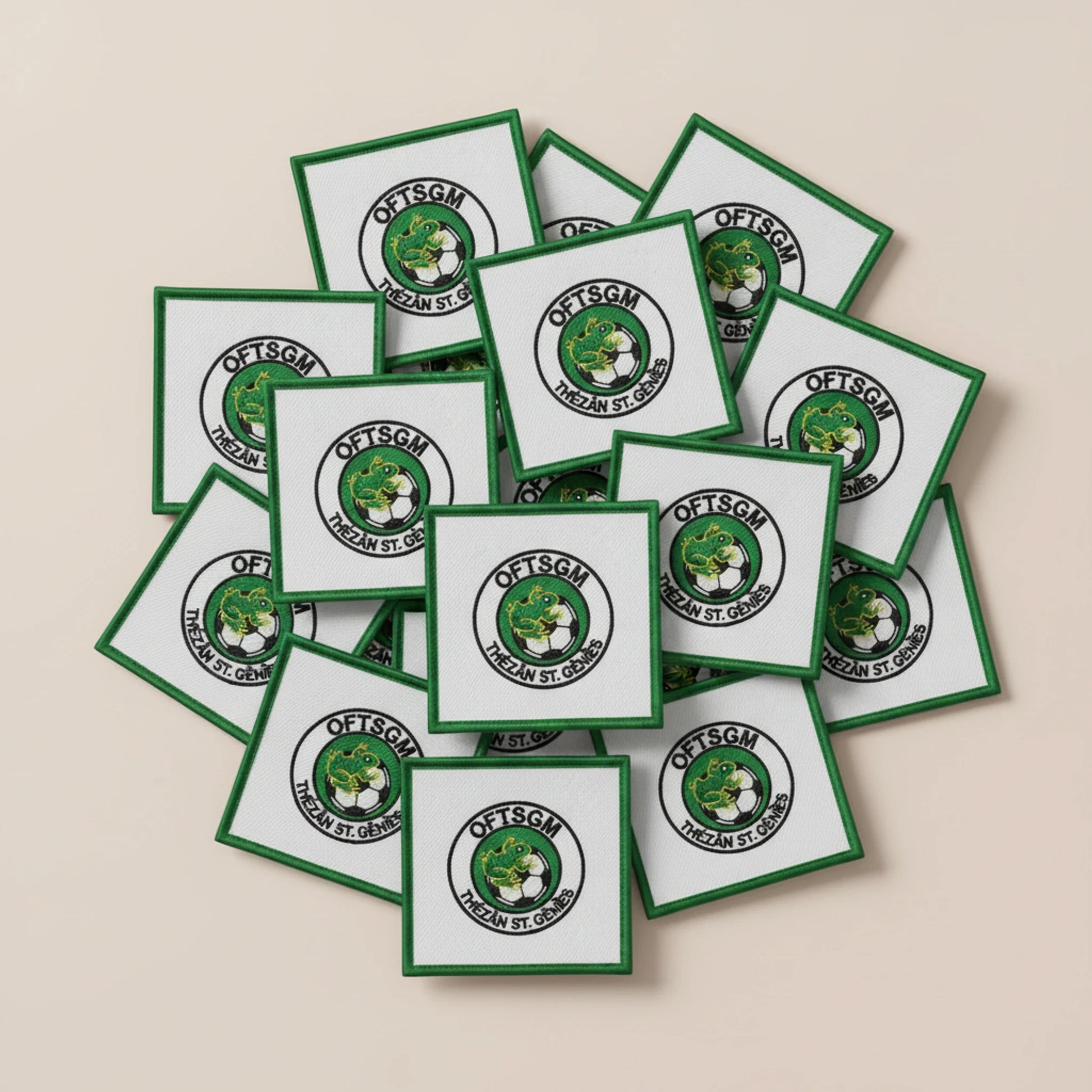 Dos velcro patch brodé PPATCH