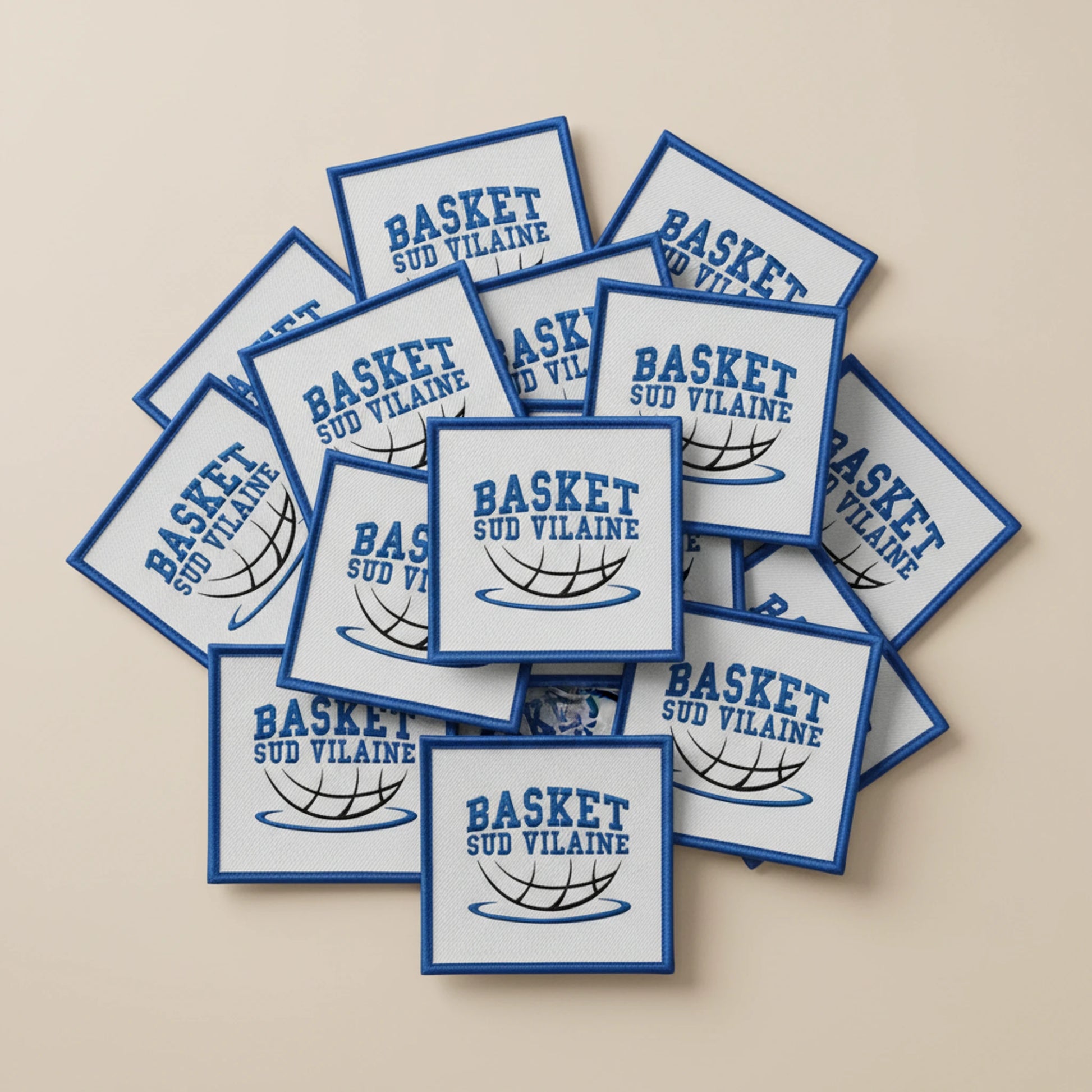 Collection patchs brodés Basketball