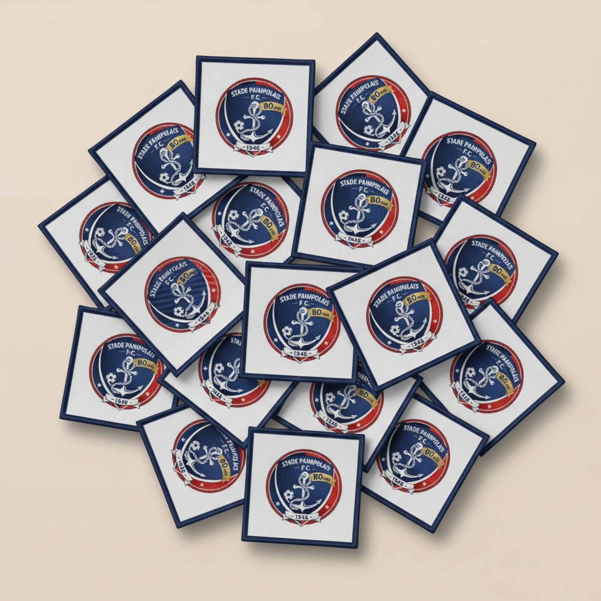 Dos velcro patch brodé PPATCH