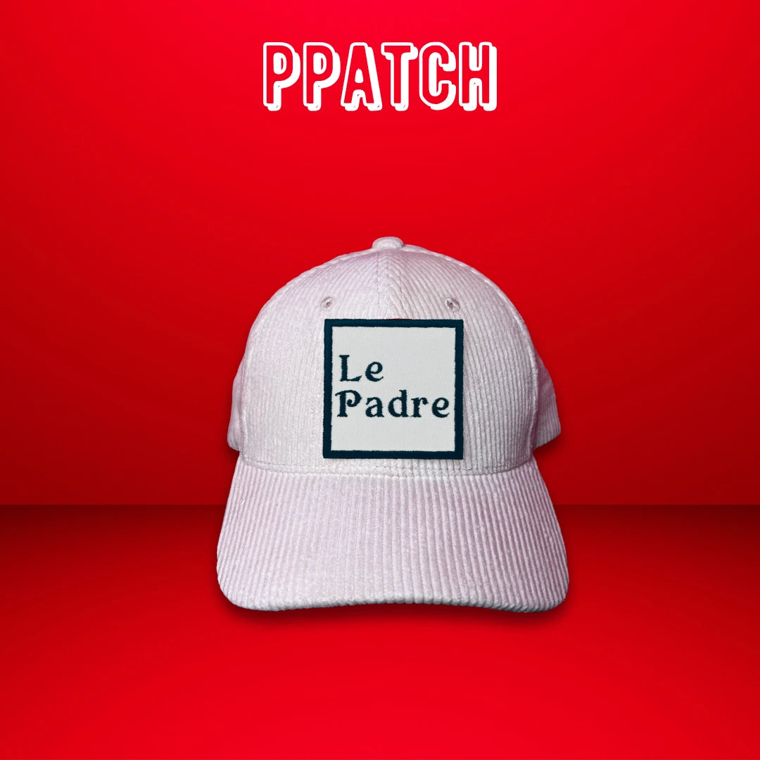Casquette velours côtelé avec patch brodé Le Padre fête des pères