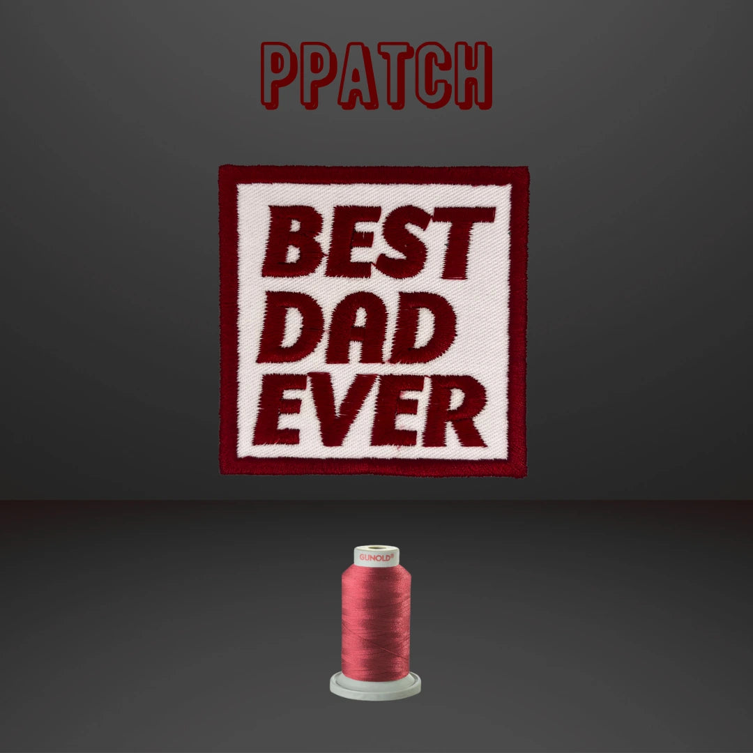 Patch brodé Best Dad Ever pour la fête des pères
