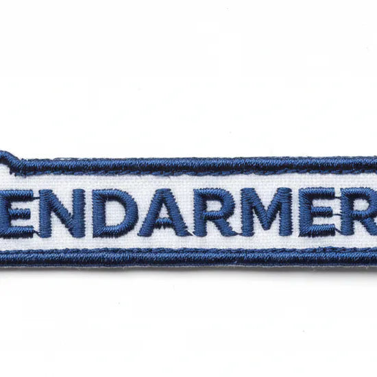 Patch Brodé Gendarmerie 6.5 cm | PPATCH - Patch brodé personnalisé