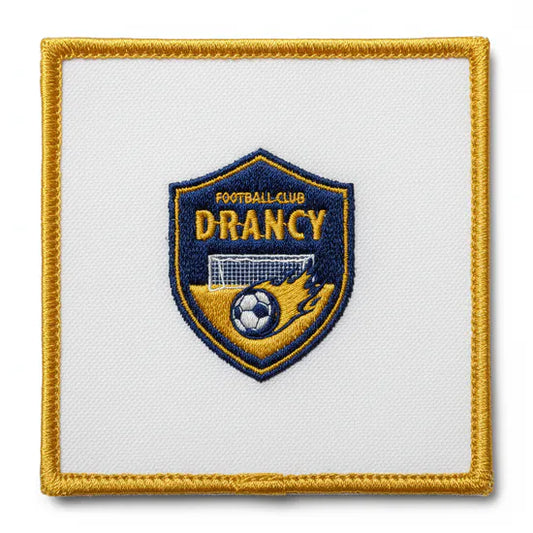 Patch Brodé DRANCY F.C. 6.5 cm | PPATCH - Patch brodé personnalisé