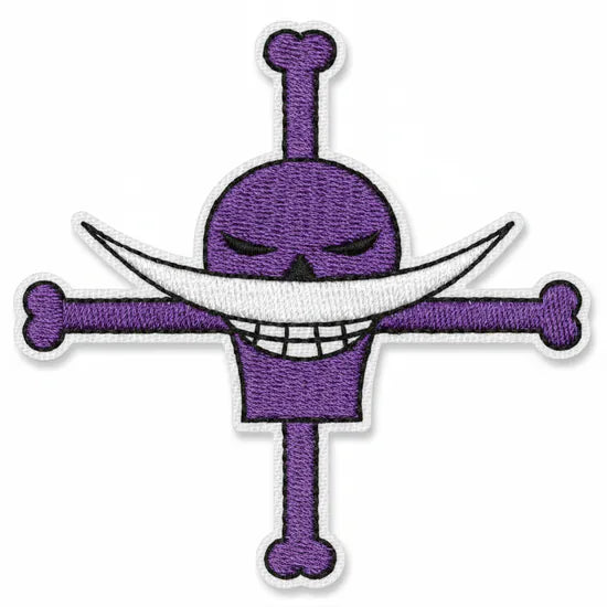 Patch Brodé Whitebeard Pirates 6.5 cm | PPATCH - Patch brodé personnalisé