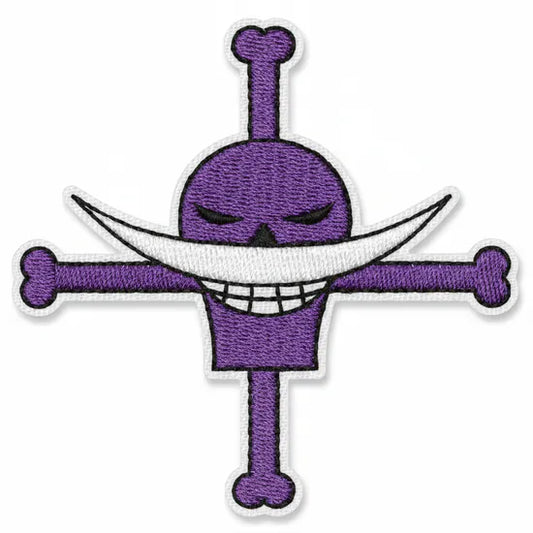 Patch Brodé Whitebeard Pirates 6.5 cm | PPATCH - Patch brodé personnalisé