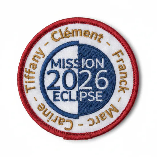 Patch Brodé mission eclipse 6.5 cm | PPATCH - Patch brodé personnalisé