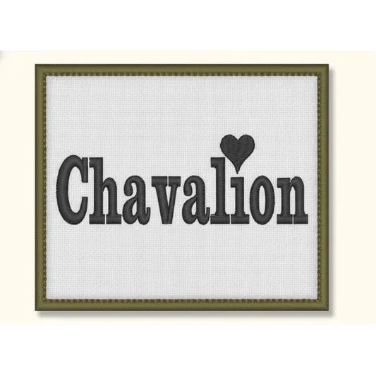 Patch Brodé Chavalion | PPATCH - Patch brodé personnalisé