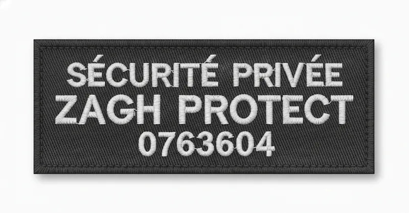 Patch Brodé ZAGH PROTECT 16 cm | PPATCH - Patch brodé personnalisé