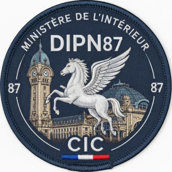 Patch Brodé DIPN87 6.5 cm | PPATCH - Patch brodé personnalisé
