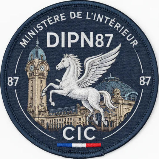 Patch Brodé DIPN87 6.5 cm | PPATCH - Patch brodé personnalisé