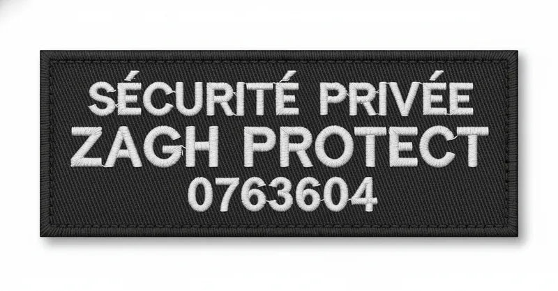 Patch Brodé ZAGH PROTECT 16 cm | PPATCH - Patch brodé personnalisé