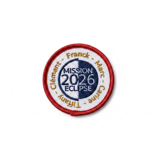Patch Brodé mission eclipse 6.5 cm | PPATCH - Patch brodé personnalisé