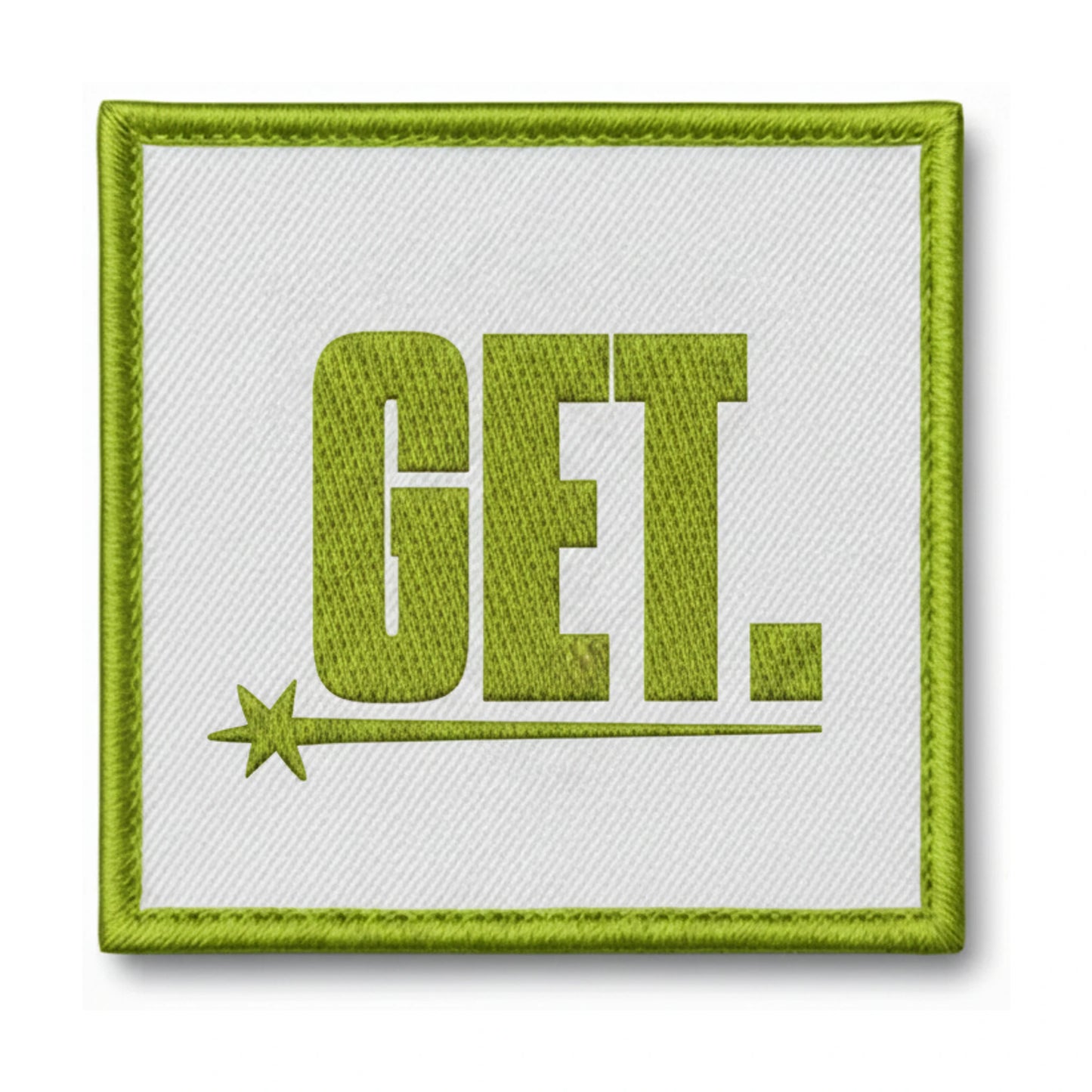 Patch GET Blanc × Lime GET