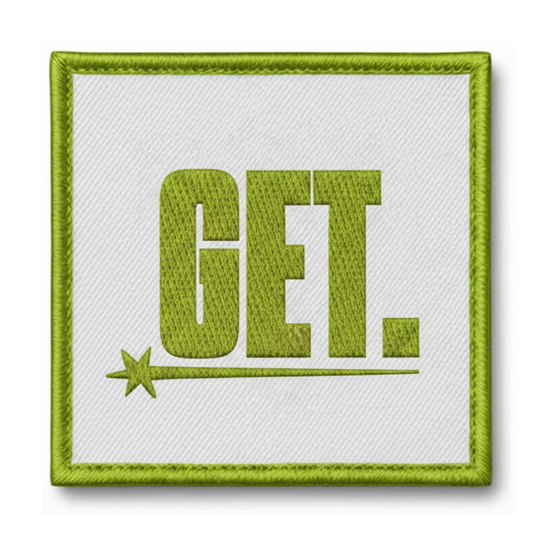 Patch GET Blanc × Lime GET