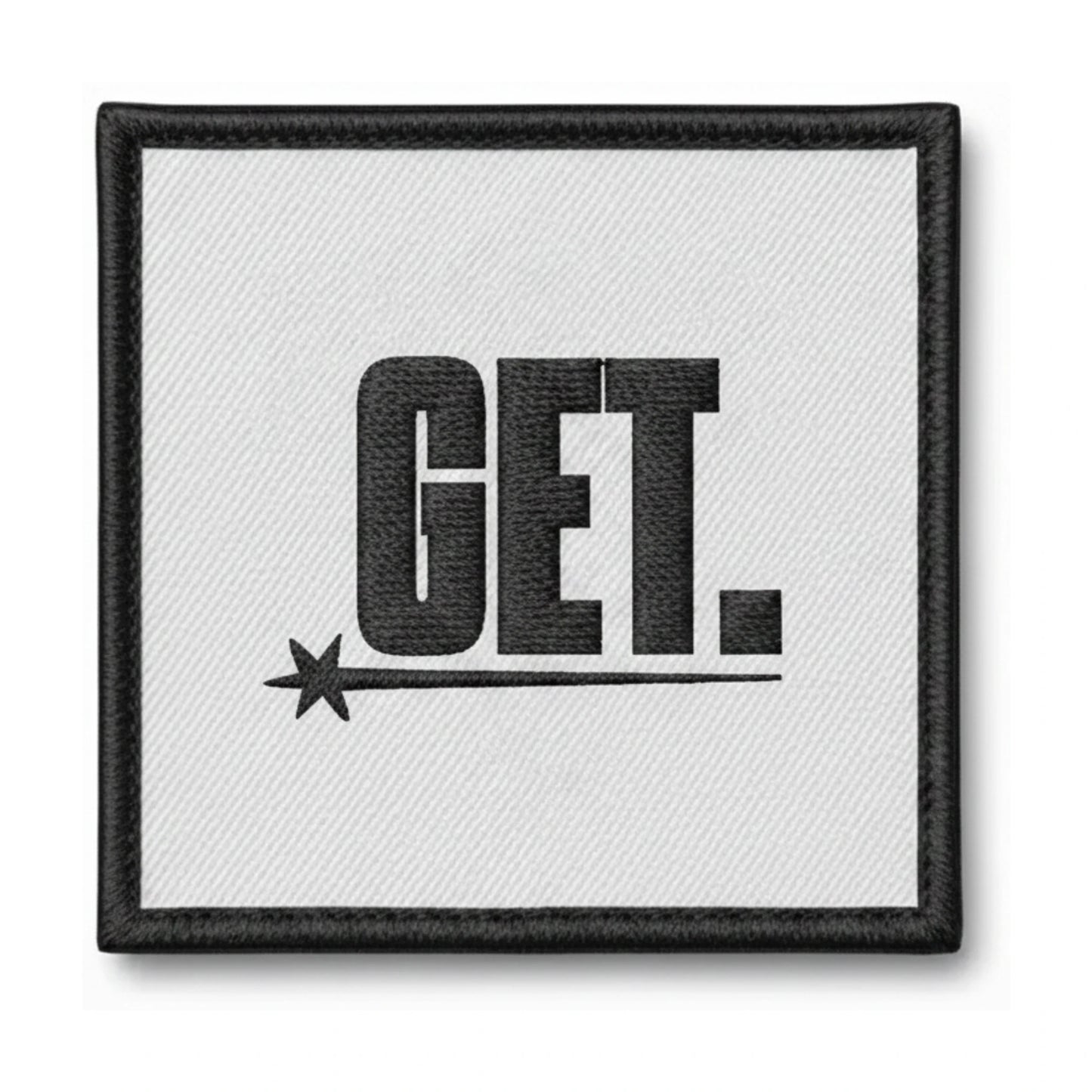 Patch GET Blanc × Noir