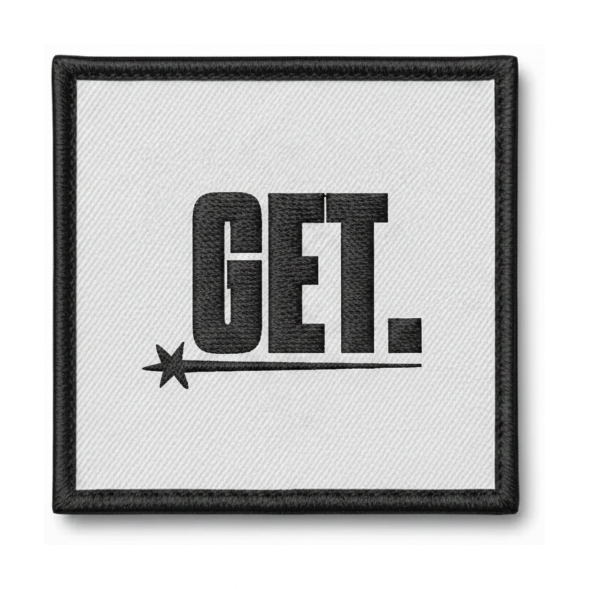 Patch GET Blanc × Noir