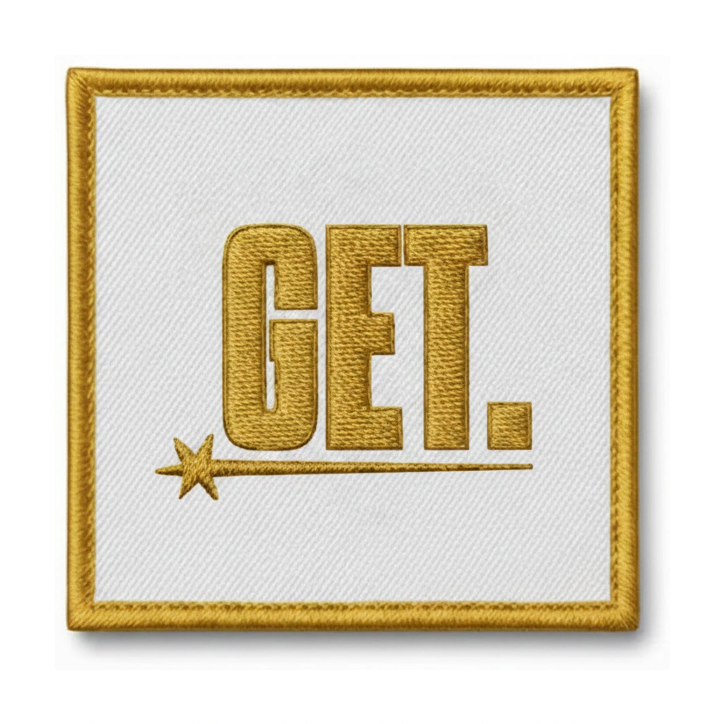 Patch GET Blanc × Or