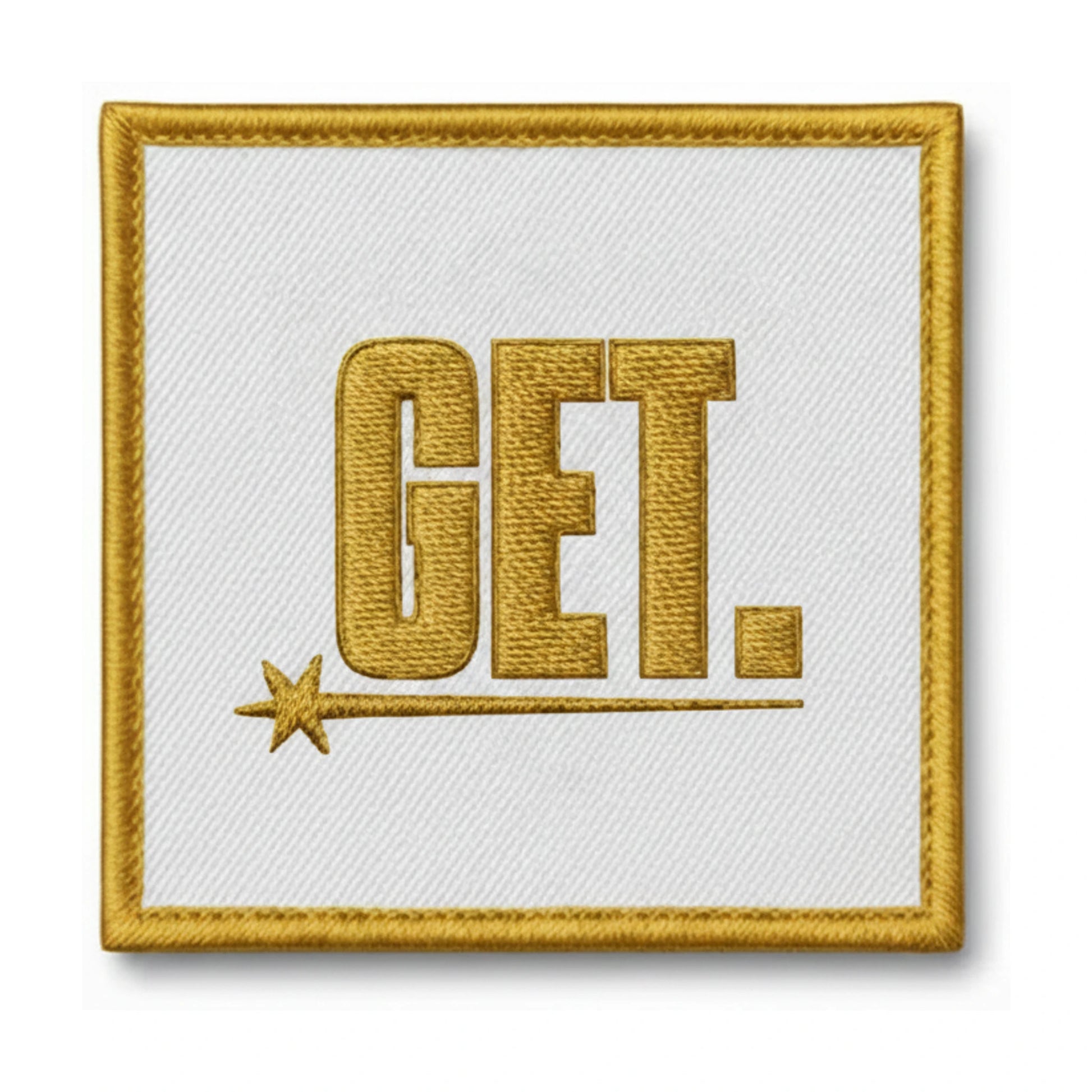 Patch GET Blanc × Or