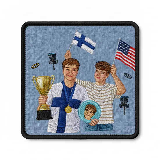 Patch Brodé Jyrki Mustakallio 6.5 cm | PPATCH - Patch brodé personnalisé