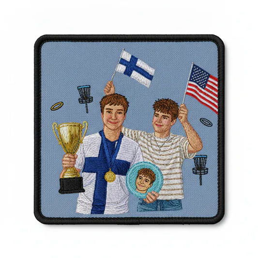 Patch Brodé Jyrki Mustakallio 6.5 cm | PPATCH - Patch brodé personnalisé
