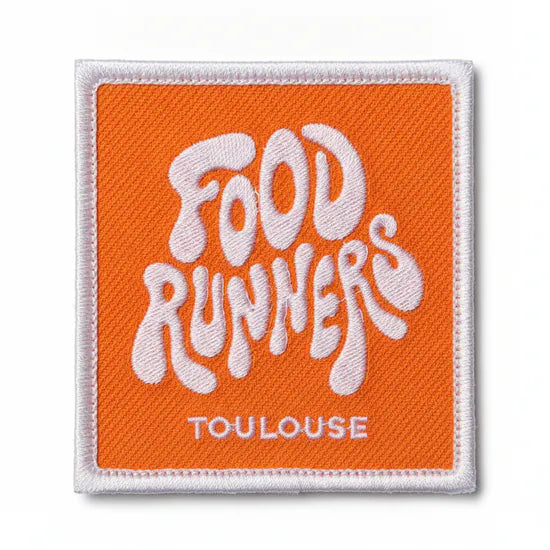 Patch Brodé Food Runners Toulouse 6.5 cm | PPATCH - Patch brodé personnalisé