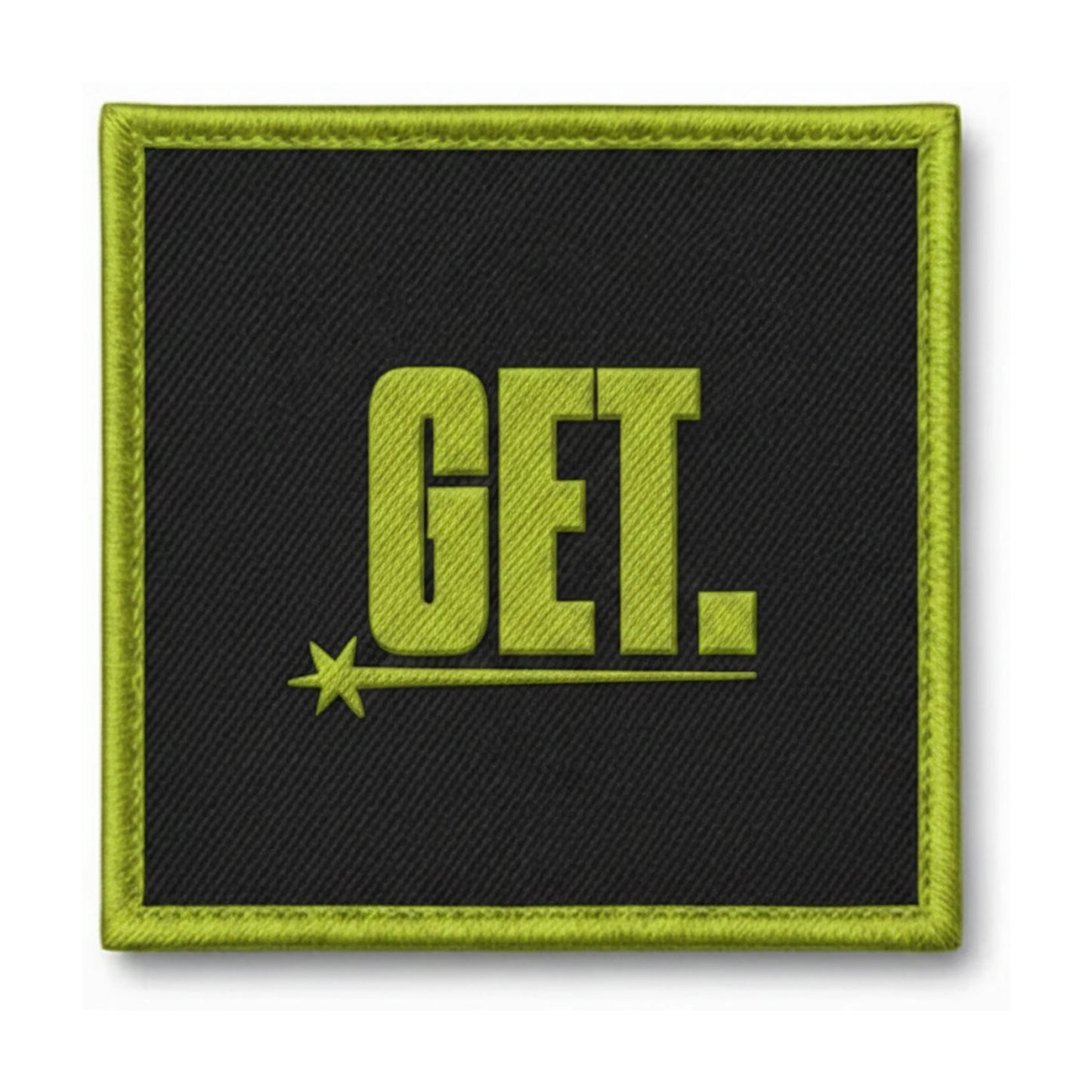 Patch GET Noir × Lime GET