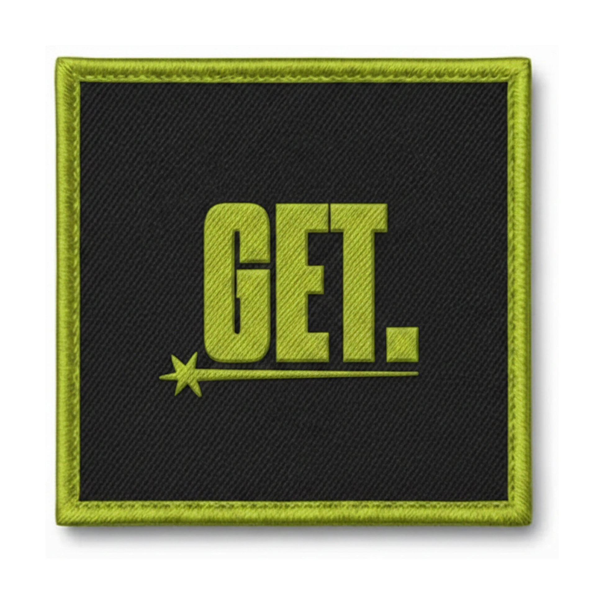 Patch GET Noir × Lime GET